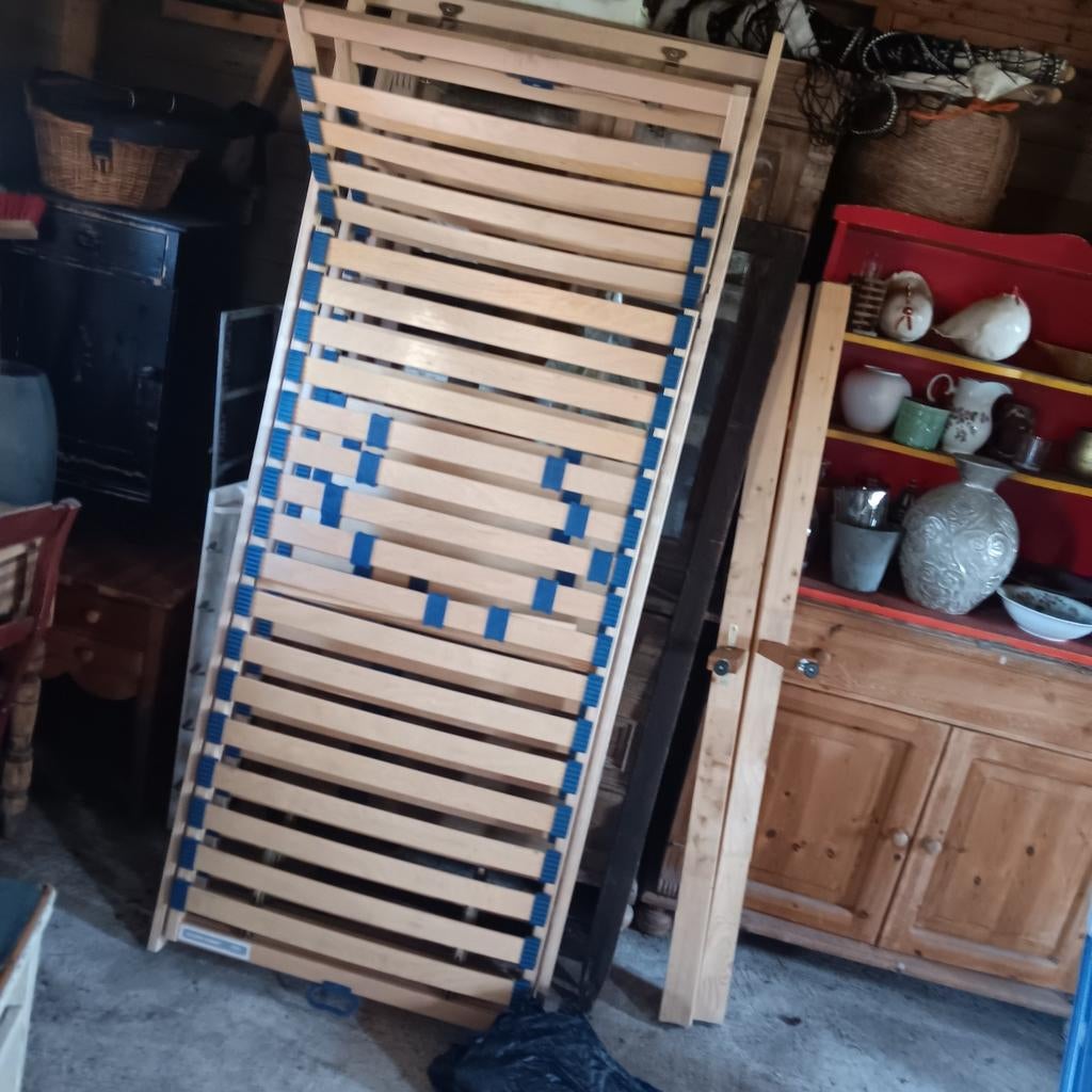 2x IKEA Sultan Komet verstelbare bedbodems 80x200, Ophalen, Gebruikt, Eenpersoons, Overige maten