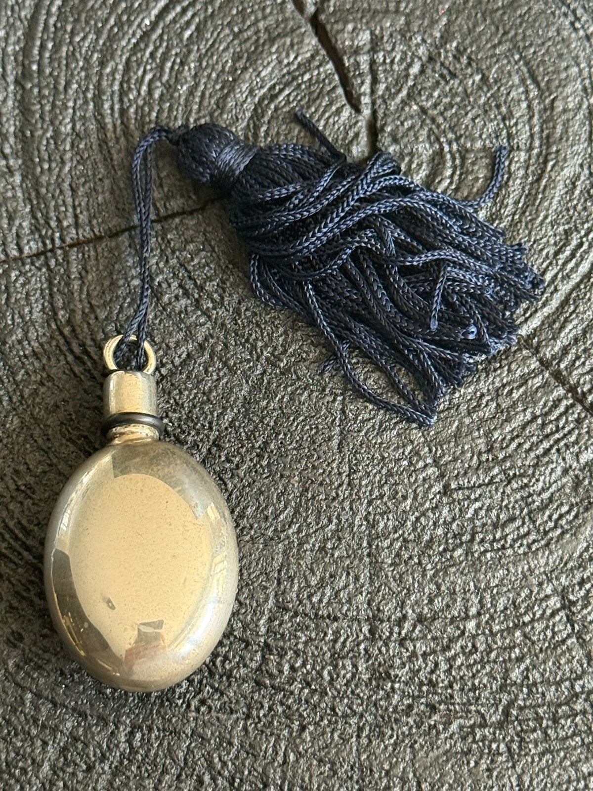 Charmant Zilveren Parfumflesje Ovaal met Pluim 800, Verzenden, Zilver