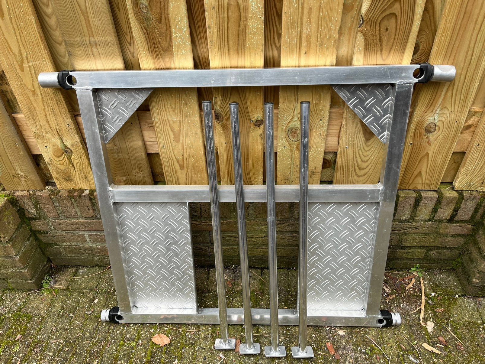 Nieuw Handgemaakte King Size visplateau aluminium, Watersport en Boten, Ophalen, Zo goed als nieuw