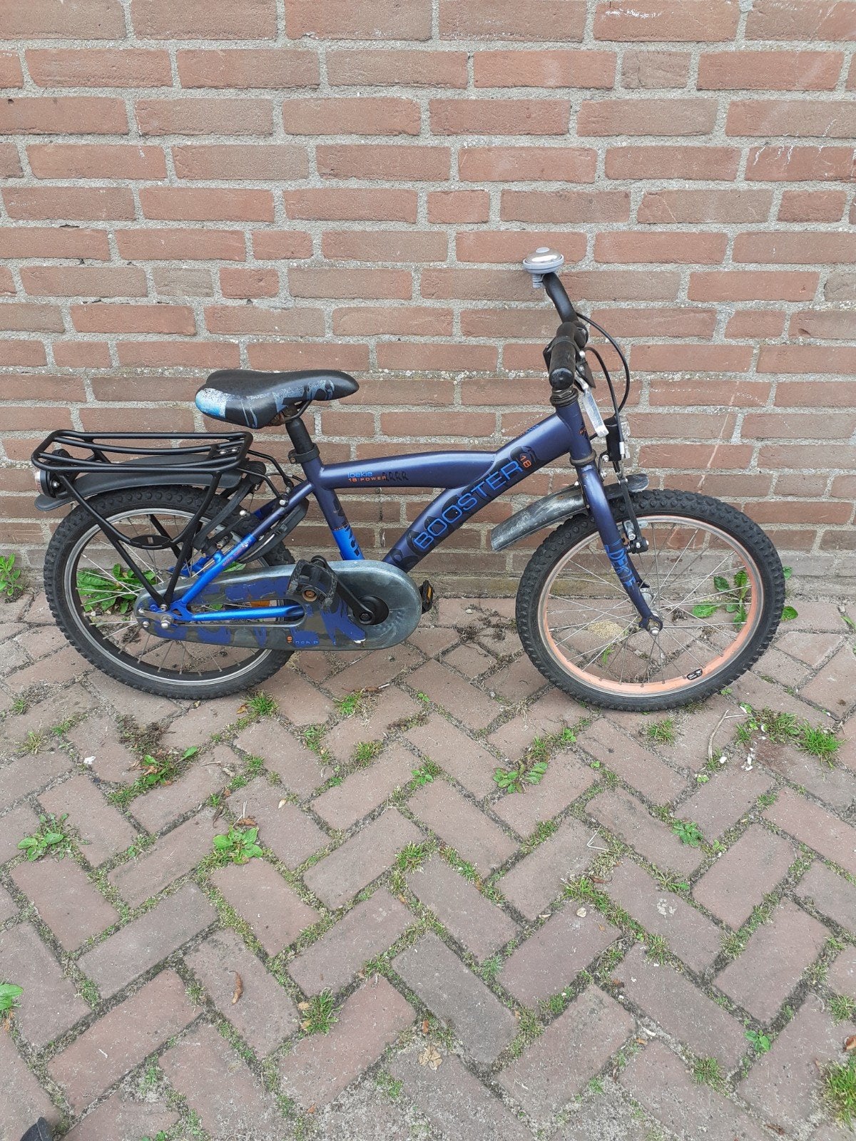 Loekie booster 18 inch jongensfiets, Ophalen, Terugtraprem, 16 tot 20 inch, Loekie booster