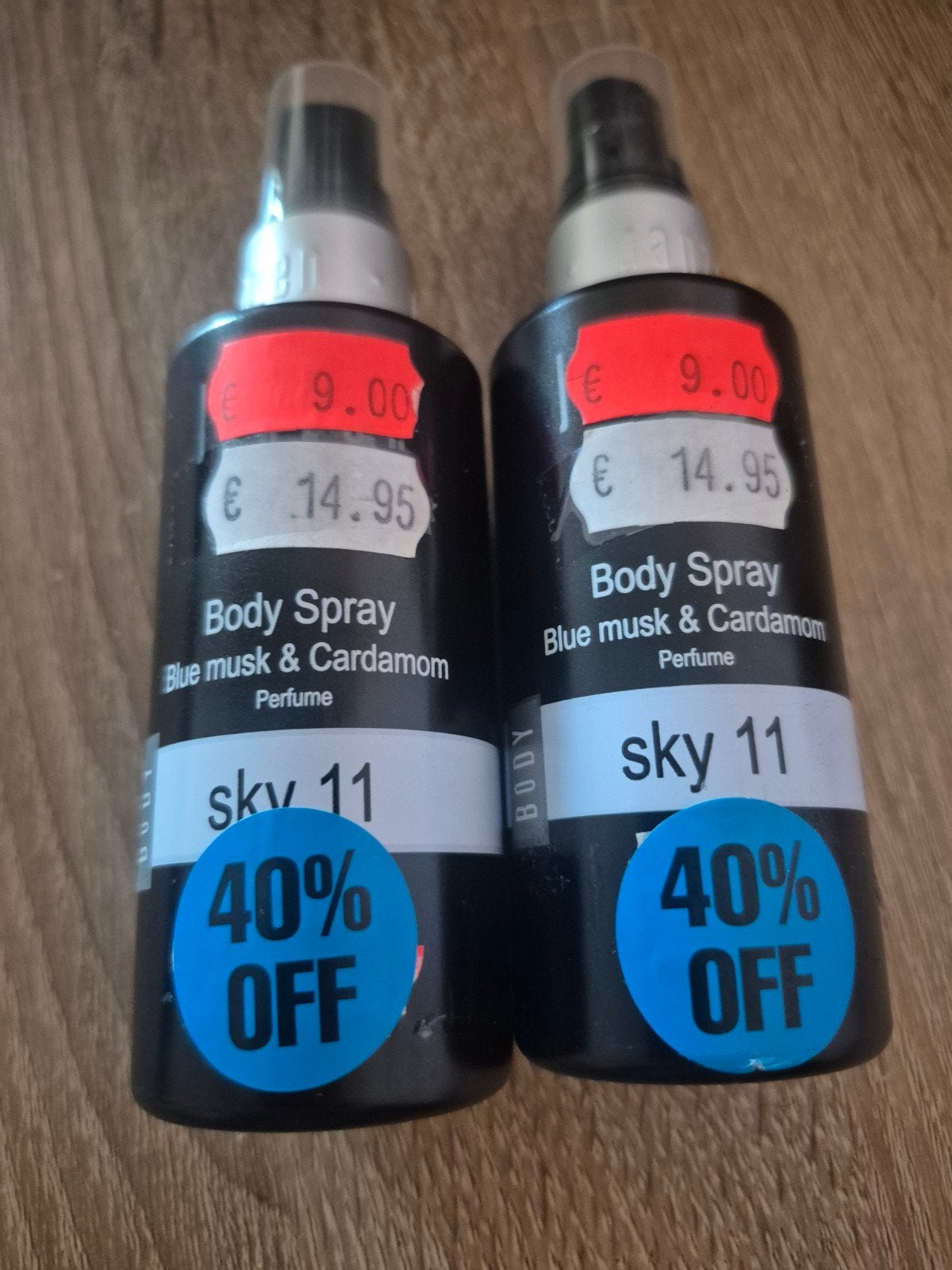 2x Janzen Body Spray Blue Musk & Cardamom Sky11 100ml, Ophalen of Verzenden, Nieuw