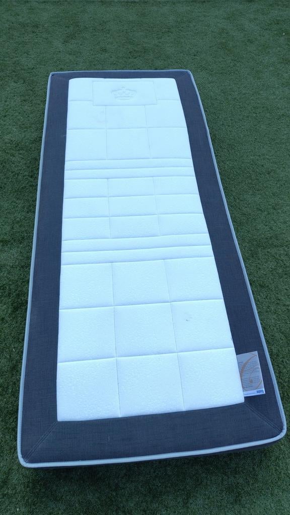 Auping boxspring 90x210, Ophalen, Gebruikt, 90 cm, Eenpersoons