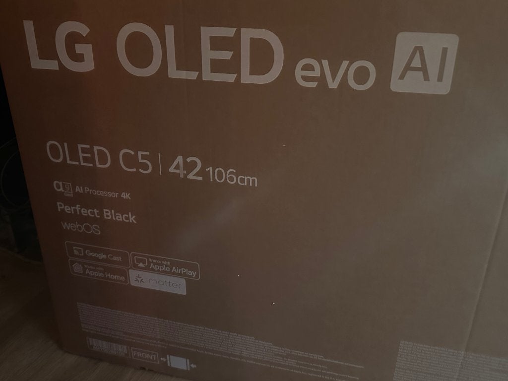 LG OLED evo C54 42" nieuw in doos (LG C5 42 inch OLED), Audio, Tv en Foto, Televisies, Ophalen, Nieuw, 100 cm of meer, 4k (UHD)