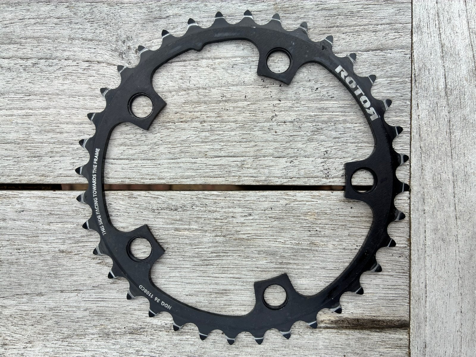 Rotor Q-Rings en NoQ Kettingbladen (diverse maten), Ophalen, Gebruikt, Derailleur of Ketting, Aluminium