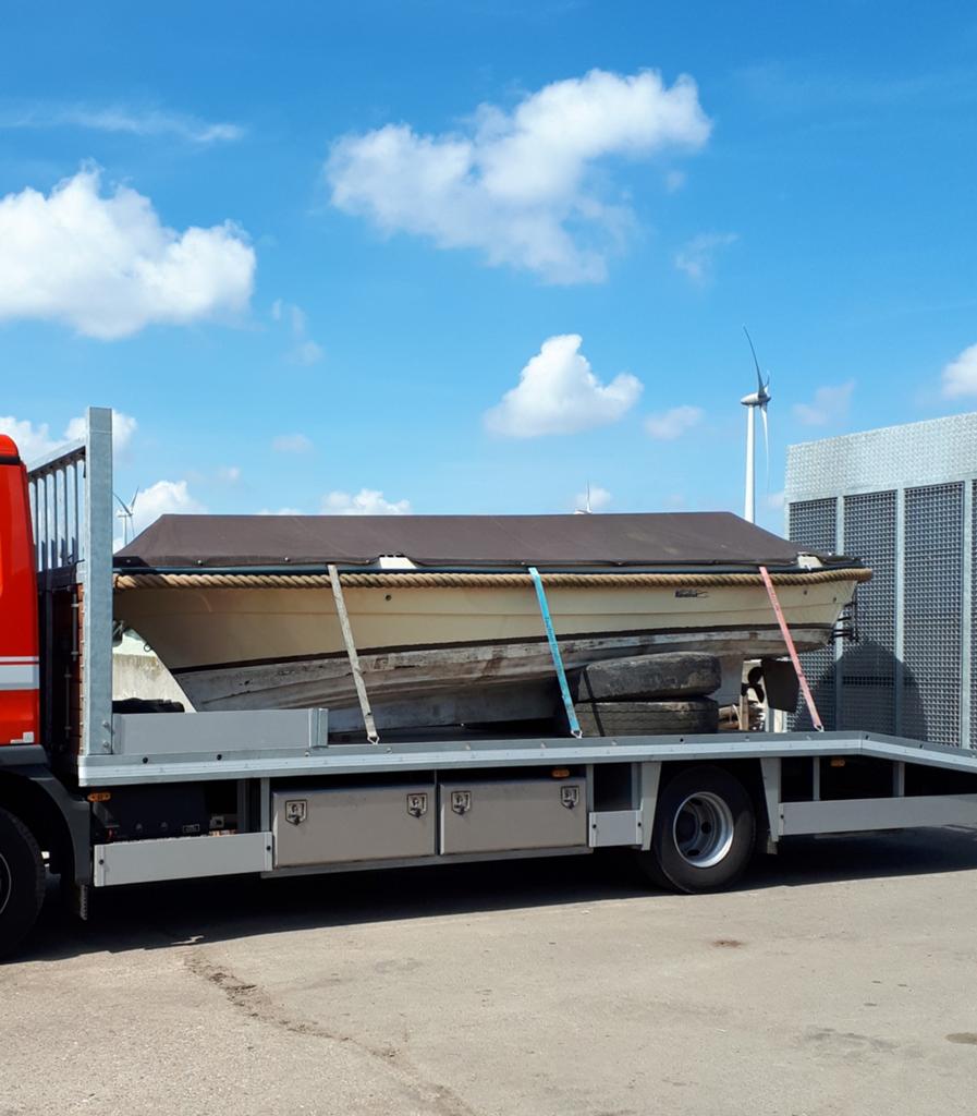 Mooie electrische sloep, Watersport en Boten, Ophalen, Trailer