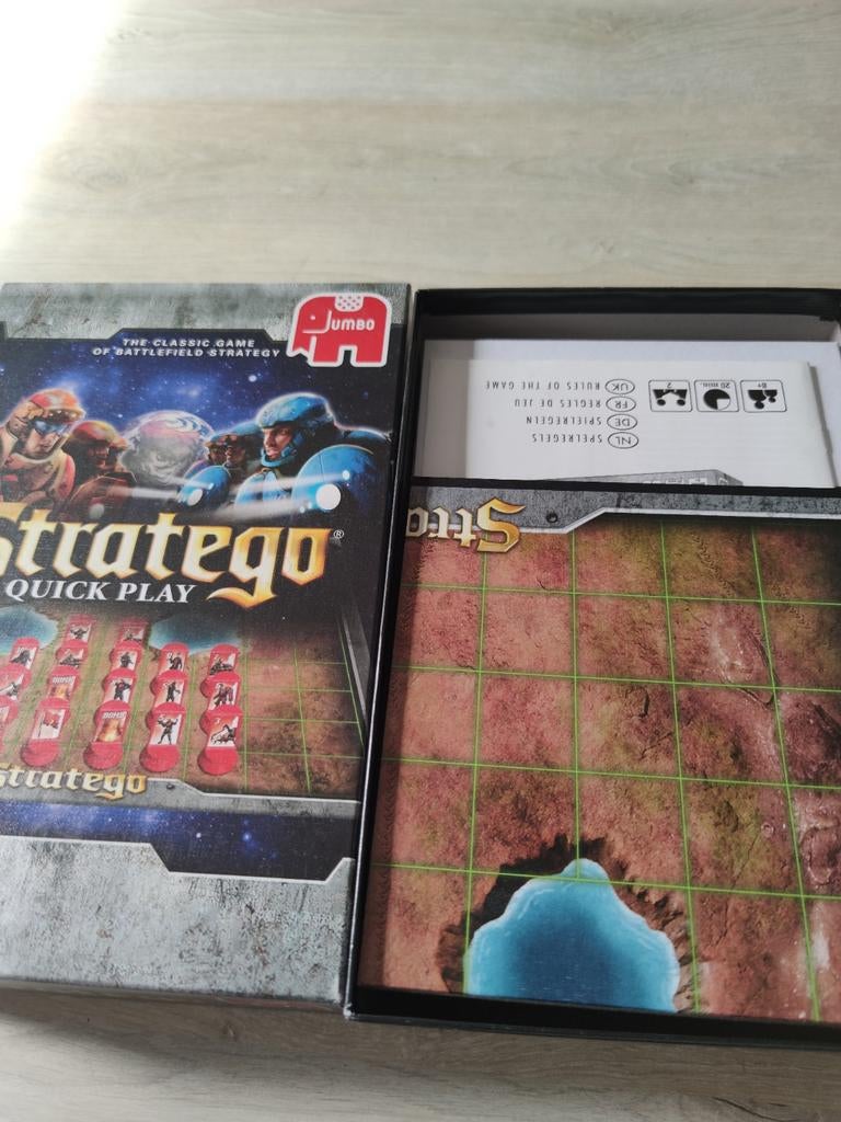 Stratego Quick Play - Compact Strategisch Bordspel, Hobby en Vrije tijd, Gezelschapsspellen | Bordspellen, Jumbo B.V., Een of twee spelers
