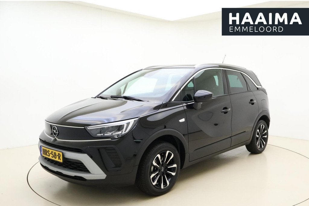 Opel Crossland 1.2 Turbo GS-line 110pk | Navigatie | Climate, Gebruikt, 1199 cc, Zwart, Bedrijf