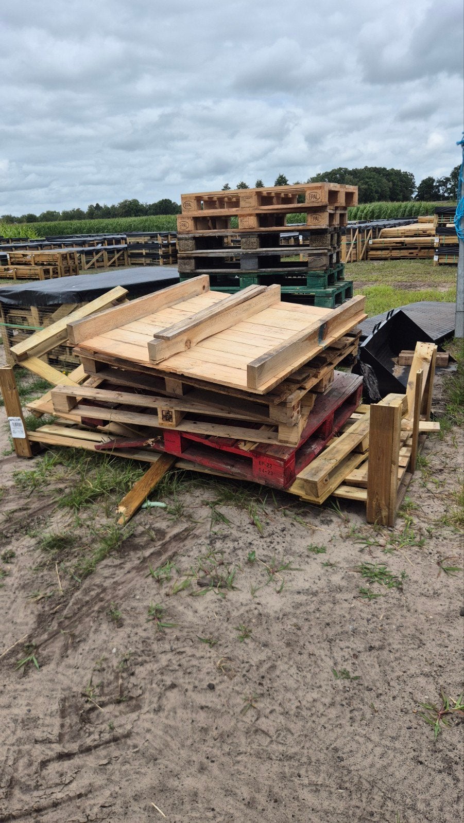 Gratis hout: Pallets en diverse houten onderdelen, Doe-het-zelf en Verbouw, Ophalen of Verzenden, Gebruikt, Overige houtsoorten