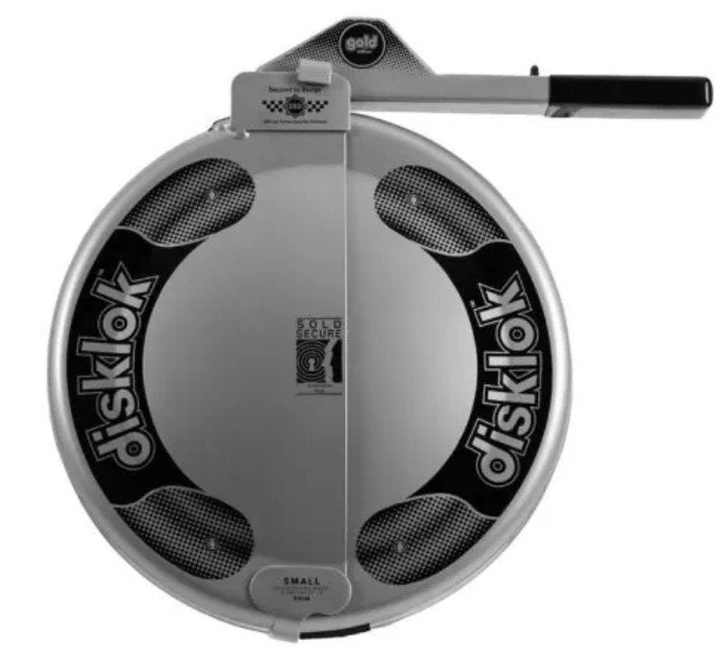 Stuurslot -disklok Small 35-39cm zilver, Ophalen, Gebruikt