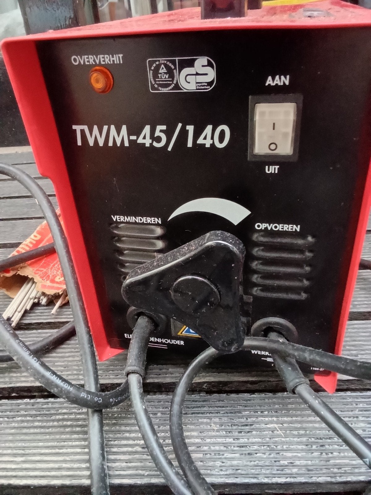 Lasapparaat Twm-45/140, Ophalen, Minder dan 150 ampère, Elektroden