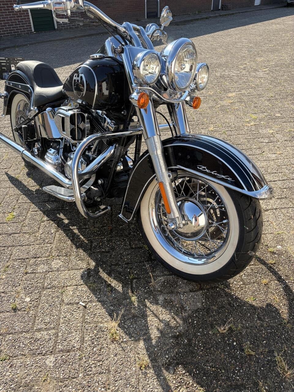 Harley Davidson 96 FLSTN Softail Deluxe| veel opties en Chro, Motoren, Motoren | Harley-Davidson, Chopper, Bedrijf, Meer dan 35 kW