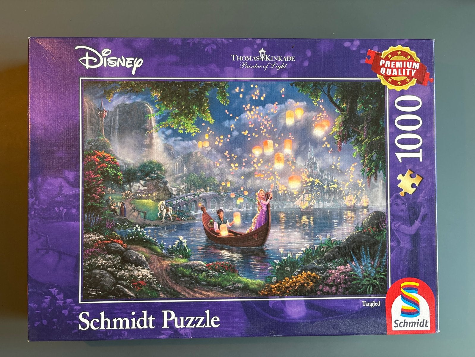 Disney Rapunzel Legpuzzel 1000 stukjes Schmidt Puzzle, Ophalen of Verzenden, 500 t/m 1500 stukjes, Gebruikt, Legpuzzel