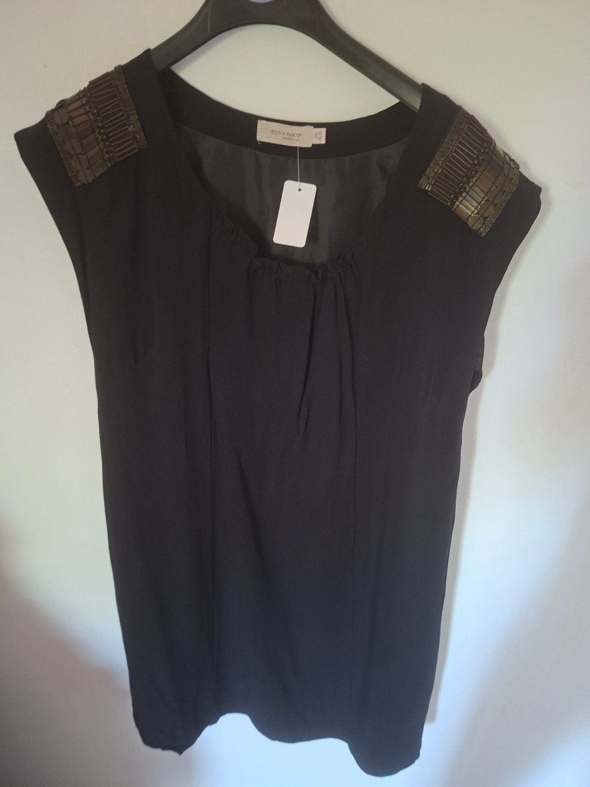 Bon'a Parte jurk maat 36 met schouderdetails, Kleding | Dames, Zwart, Nieuw, Ophalen of Verzenden, Bon'a Parte