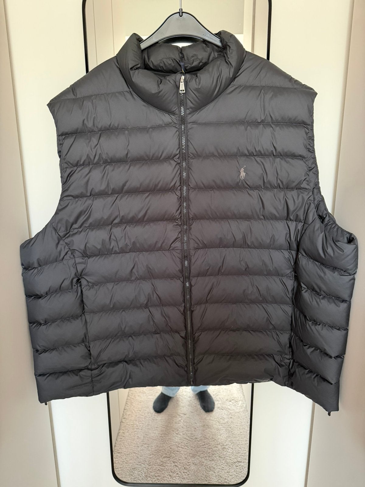 Ralp Lauren Colden donzen opvouwbare bodywarmer, Kleding | Heren, Verzenden, Zo goed als nieuw, Zwart, Jas of Mantel