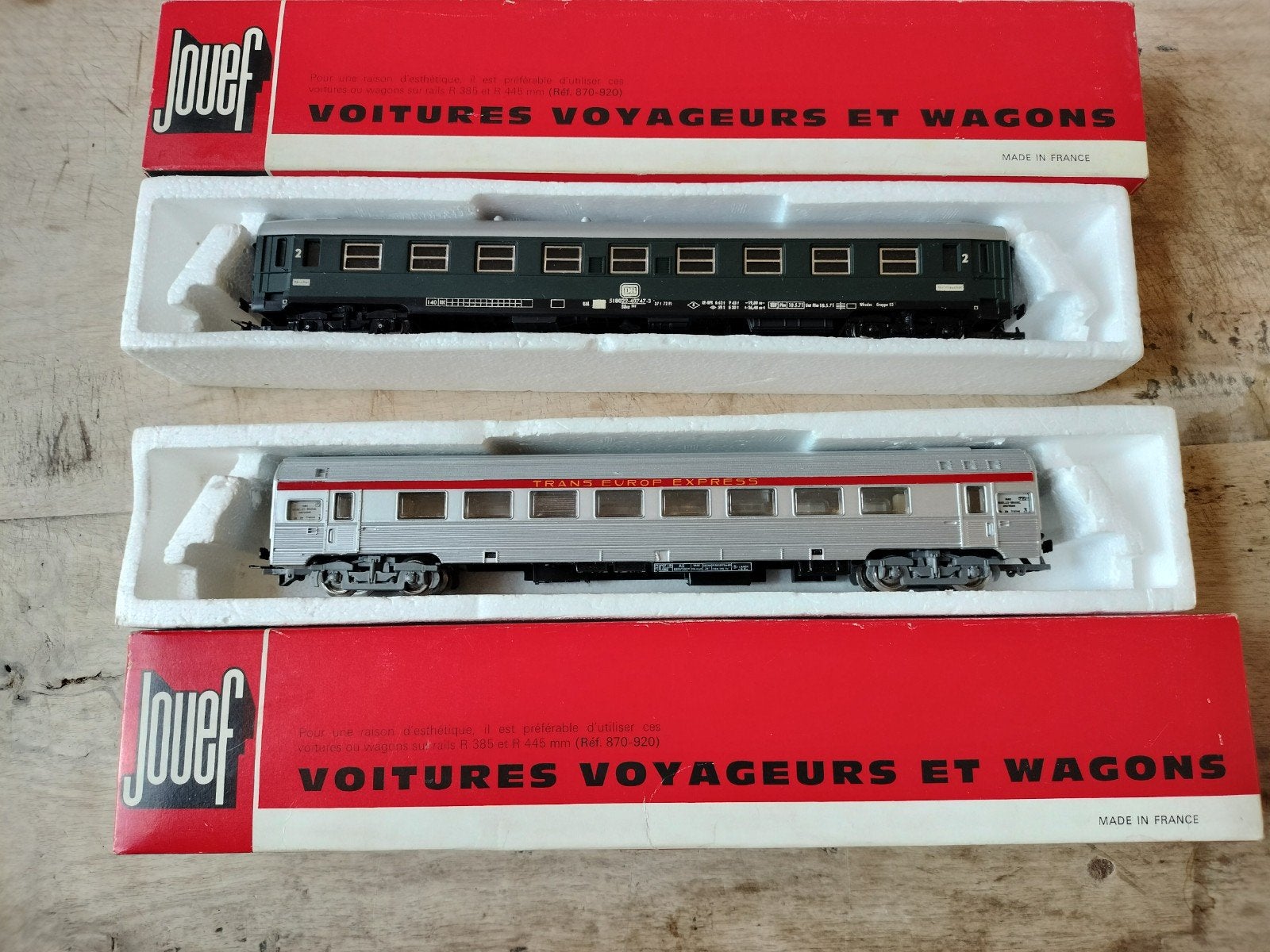 jouef treinwagons personen, Gebruikt, Gelijkstroom, Jouef, Wagon