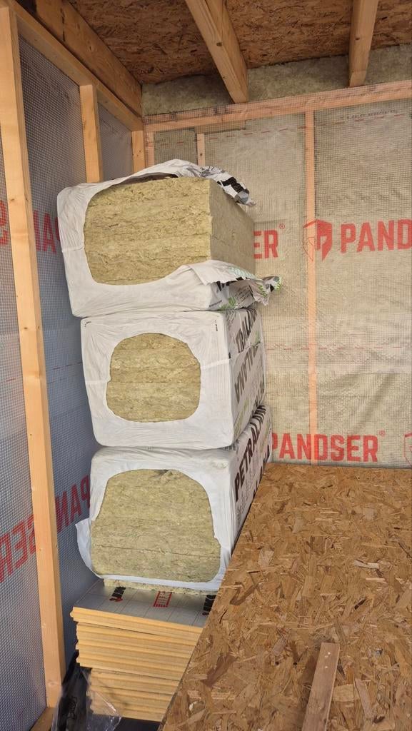 Steenwol muurisolatie ruim 13m2 70mm, Doe-het-zelf en Verbouw, Isolatie en Afdichting, Ophalen, 4 tot 8 cm, 10 tot 15 m², Nieuw