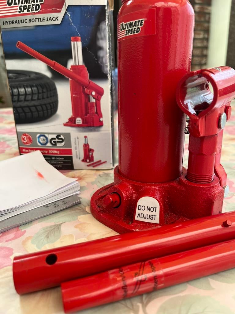 Ultimate Speed Hydraulische krik tot 3000kg - staal, Ophalen of Verzenden, Nieuw, Hydraulisch, Garagekrik
