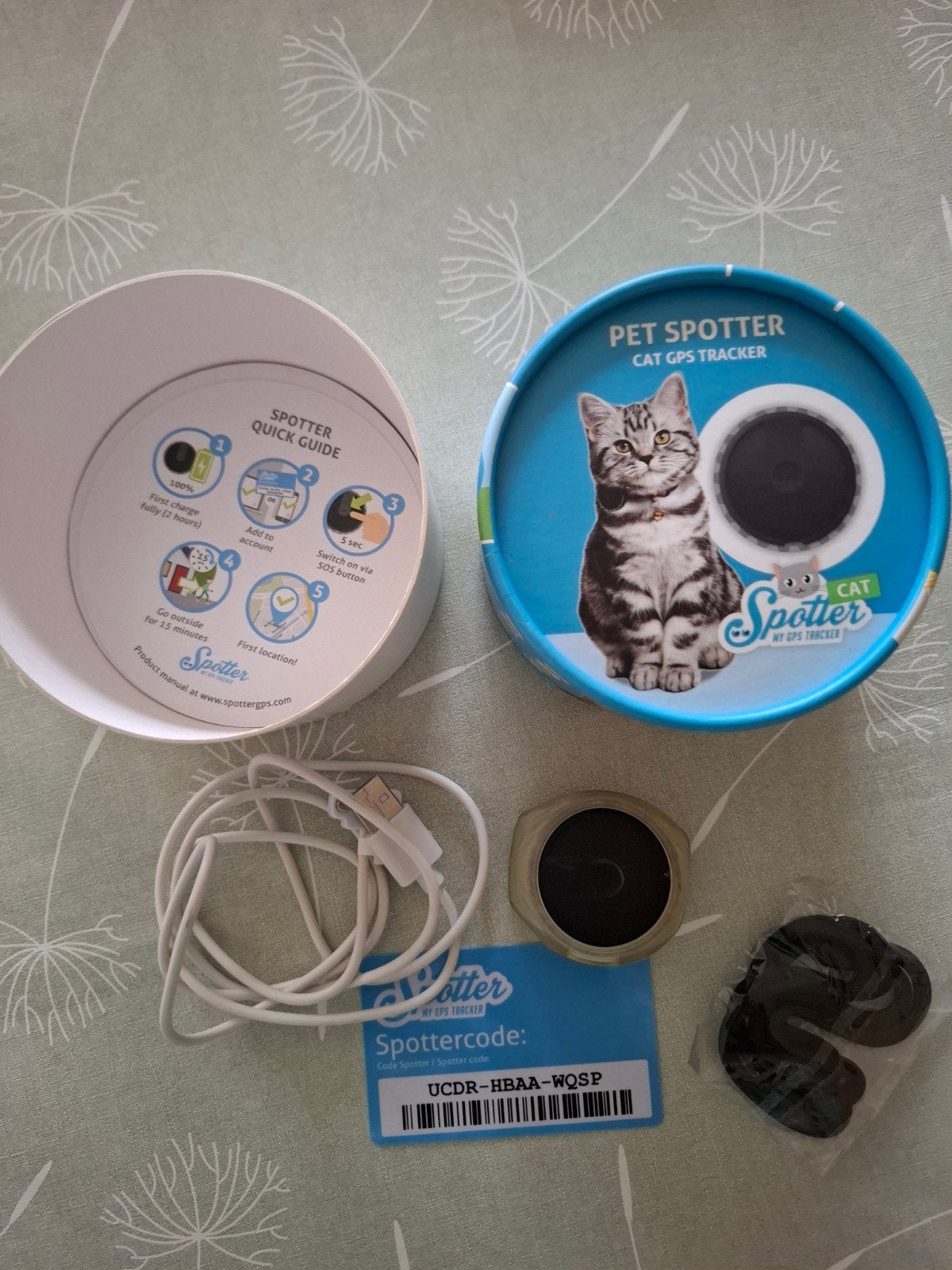 gps dierentracker katgps, Ophalen