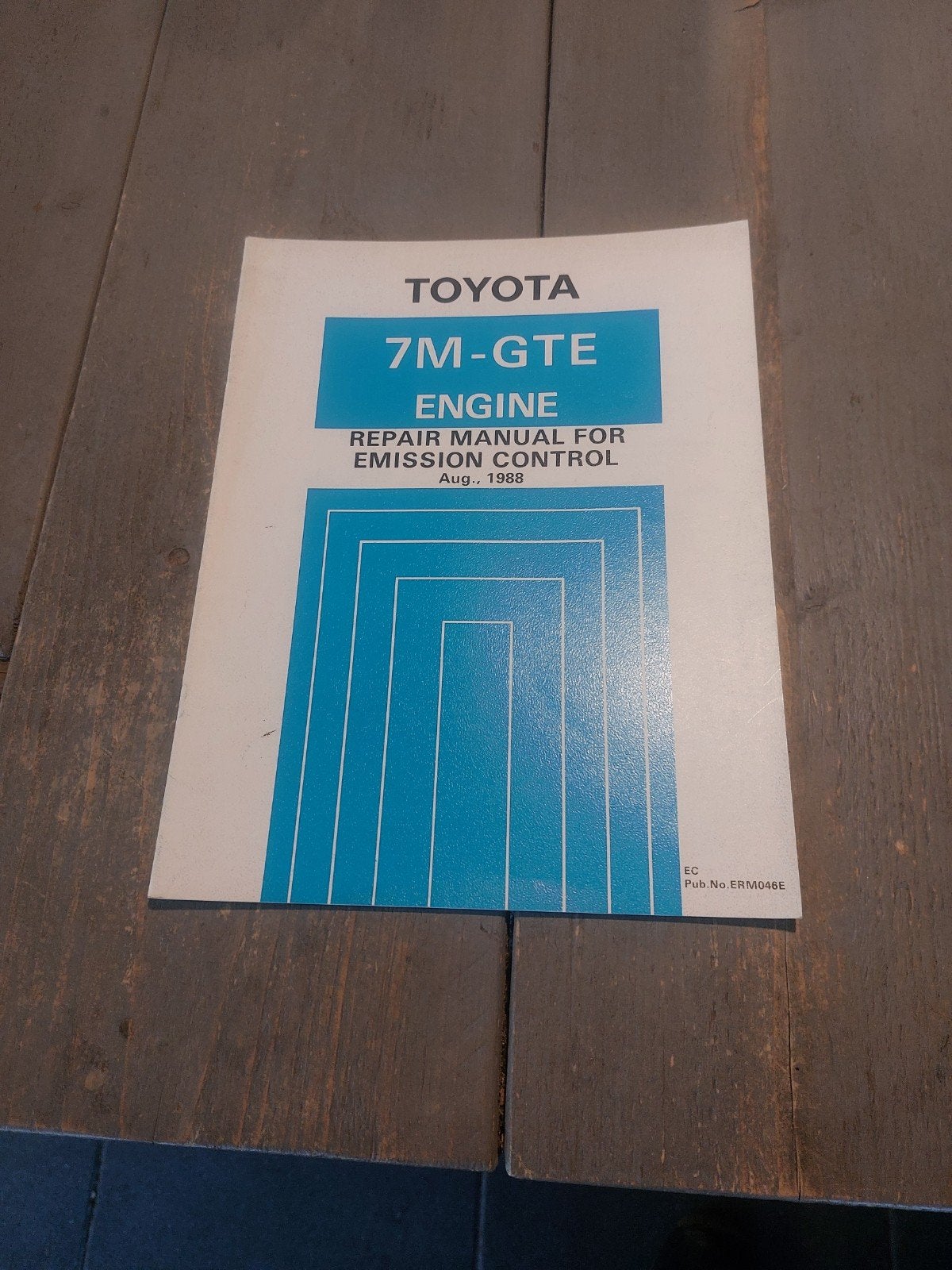 REPAIR MANUAL EMISSION CONTROL TOYOTA 7M-GTE MOTOR SUPRA MA7, Ophalen of Verzenden