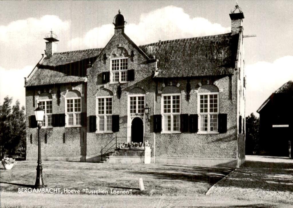 Bergambacht - Hoeve - Tusschen Laenen, Ophalen of Verzenden, 1940 tot 1960, Ongelopen, Zuid-Holland
