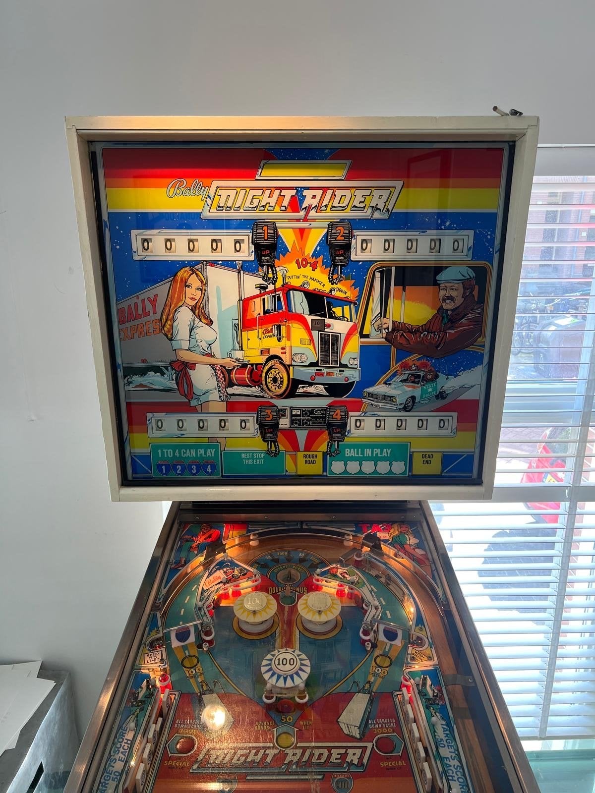 Bally Night Rider Flipperkast uit 1977 - Opknapper, Verzamelen, Automaten | Jukeboxen, Gebruikt, 1970 tot heden, Ophalen, Overige merken