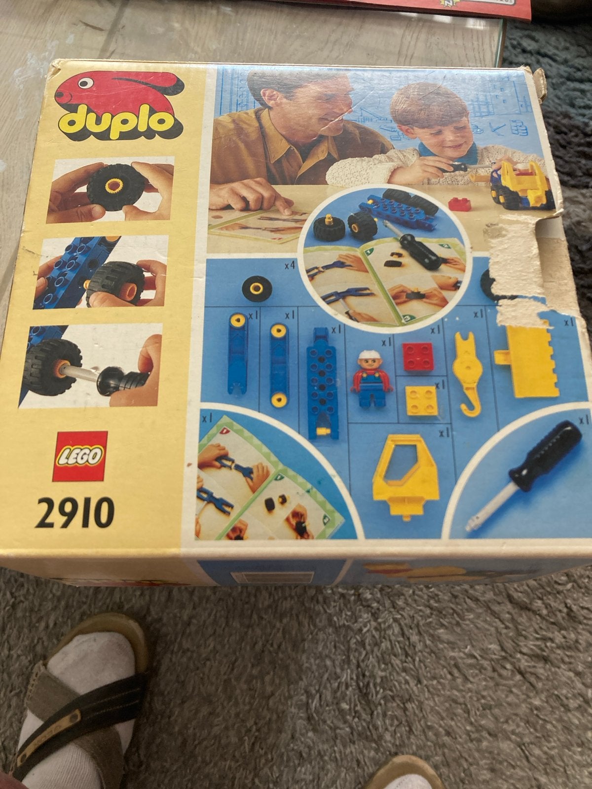 Lego Duplo Toolo Set 2910 - Vintage Bouwplezier, Kinderen en Baby's, Speelgoed | Duplo en Lego, Ophalen, Gebruikt, Compleet, Duplo
