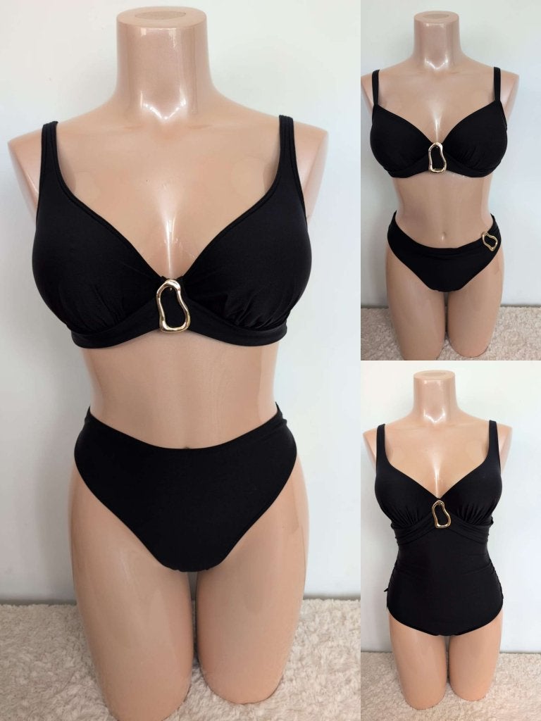 Nieuw prima donna uvita bikini Plunge 75d badpak, ., Zwart, Nieuw, Ophalen of Verzenden