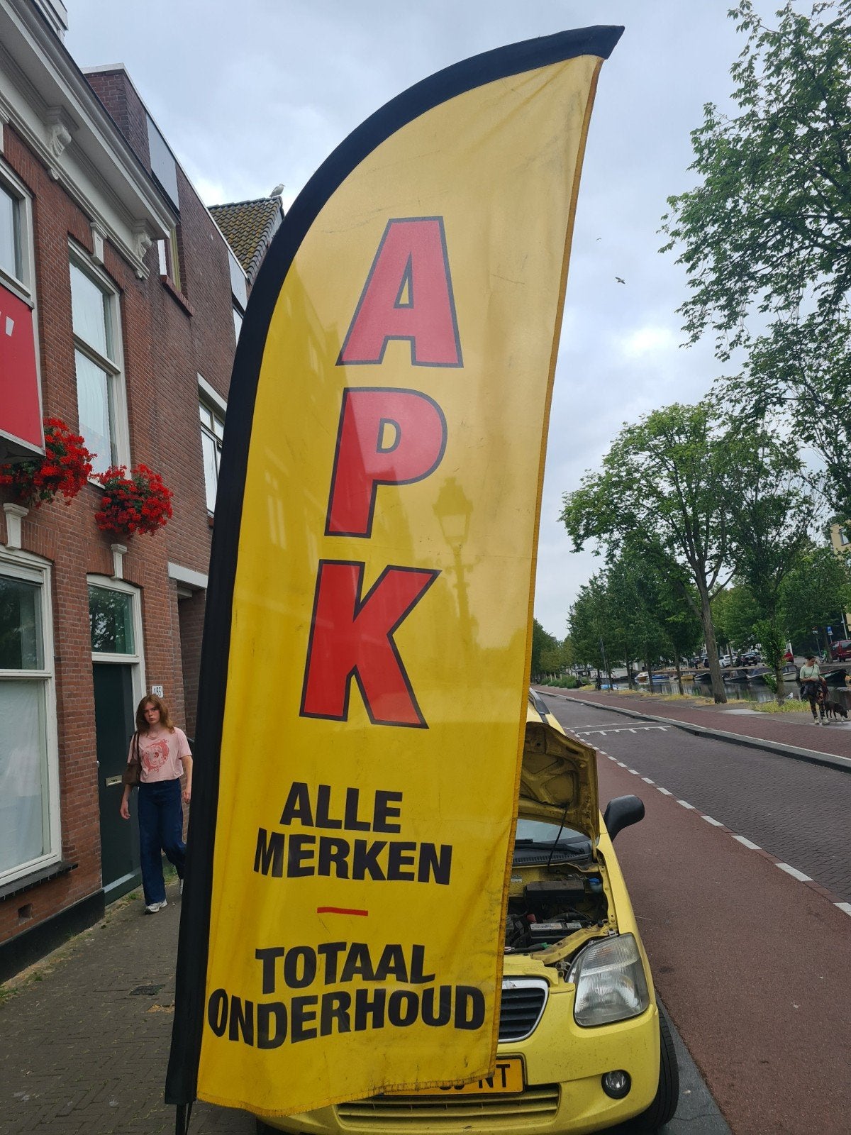 Apk vlag, Diversen, Vlaggen en Wimpels, Ophalen, Gebruikt