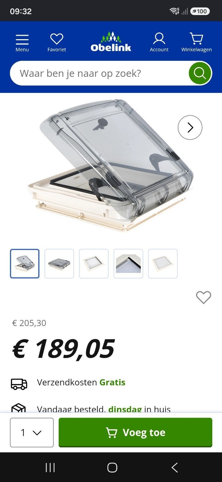 Remis Remitop Vario II Dakluik voor Camper/Caravan, Ophalen of Verzenden