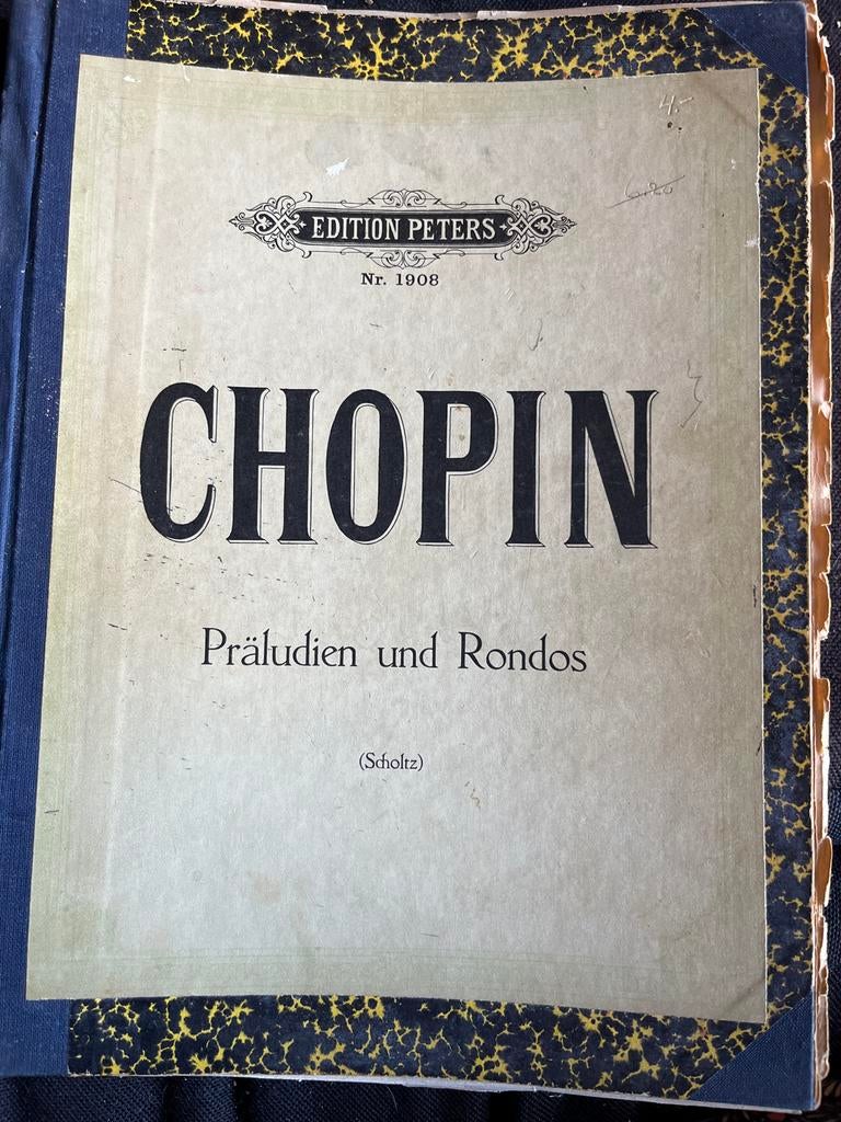 Chopin: Präludien und Rondos - Edition Peters Nr. 1908, Muziek en Instrumenten, Bladmuziek, Gebruikt, Klassiek, Ophalen of Verzenden