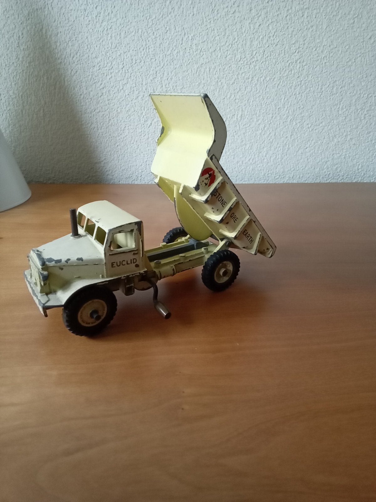 Dinky toys nr. 965 Rear dump truck, Ophalen, Gebruikt, Bus of Vrachtwagen