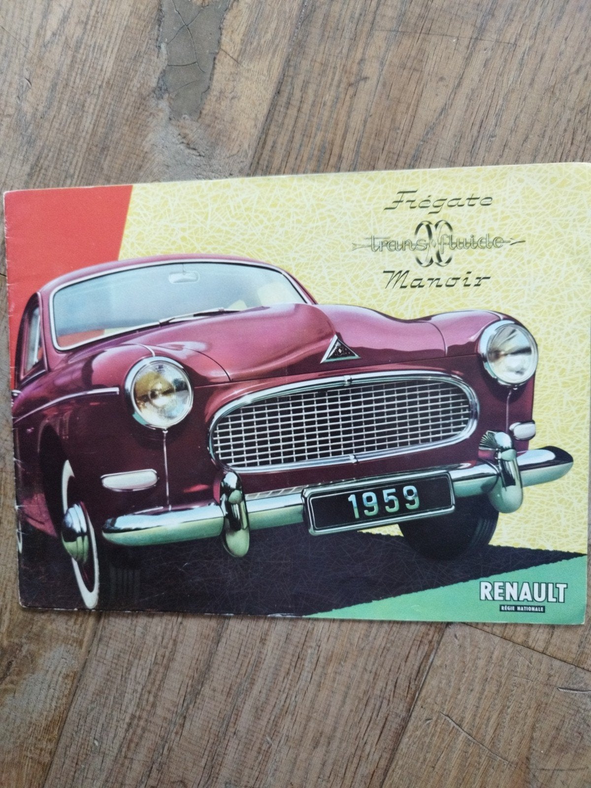 Renault Frégate Transfluide Manoir brochure 1959, Renault, Ophalen of Verzenden, Zo goed als nieuw, Renault