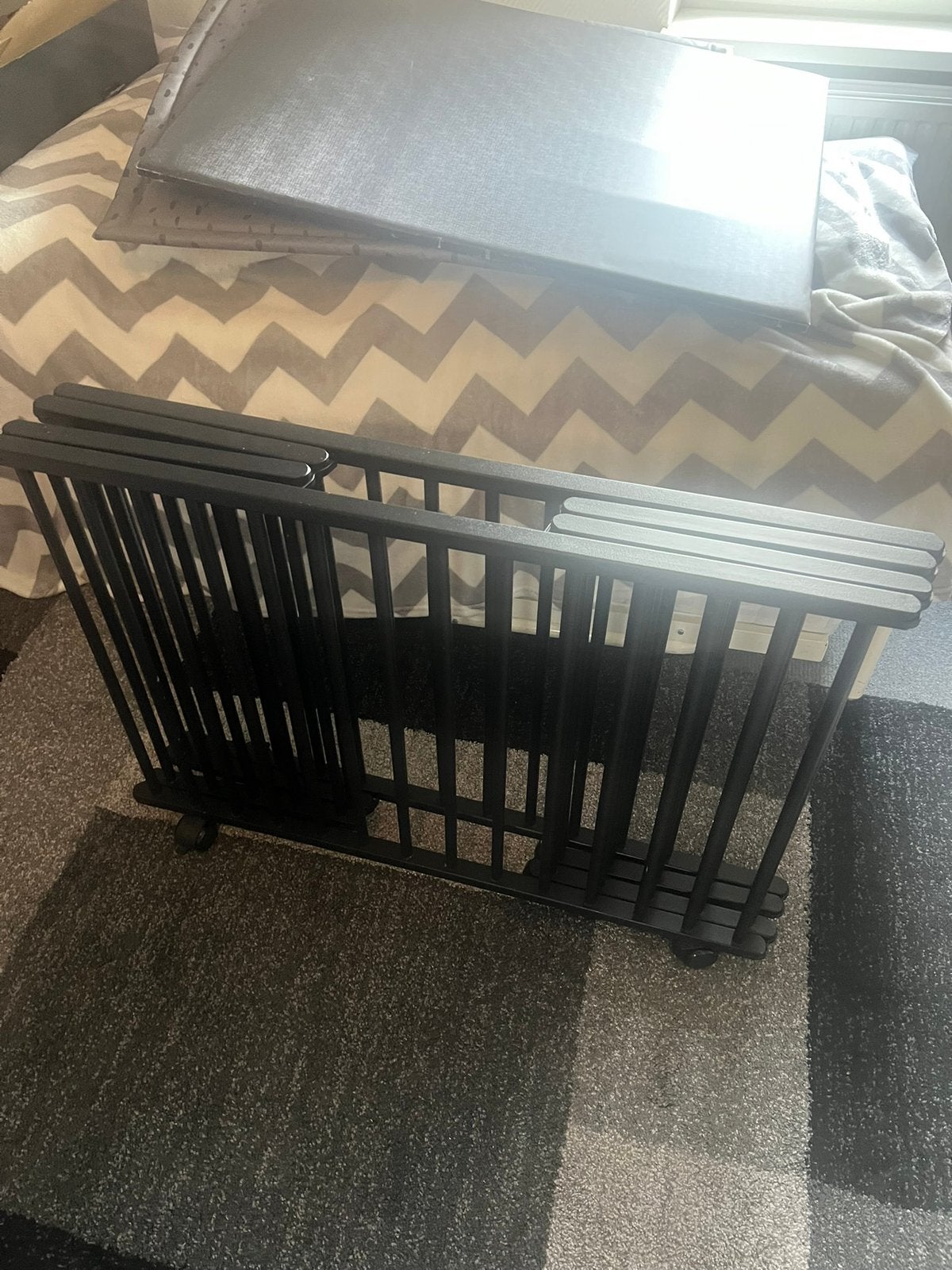 Inklapbare box als nieuw., Ophalen, Zo goed als nieuw