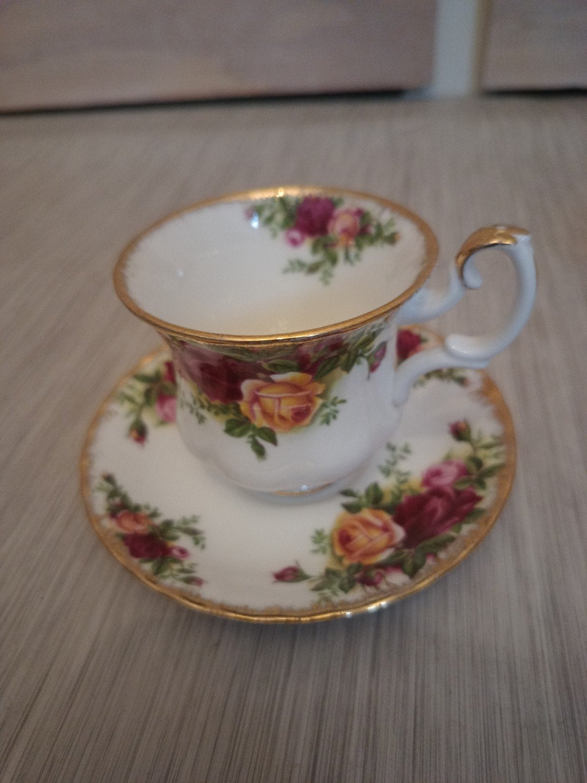 Royal Albert Old Country Roses & Lavender Rose kop en schote, Ophalen of Verzenden