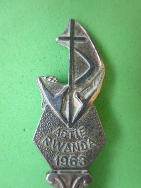 (A2939) Actie Rwanda 1963, Ophalen of Verzenden, Gebruikt, Overige materialen, Bestek