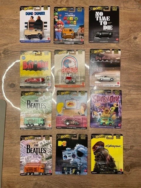 Hot Wheels Pop Culture Collectie - Diverse Modellen, Verzenden, Zo goed als nieuw