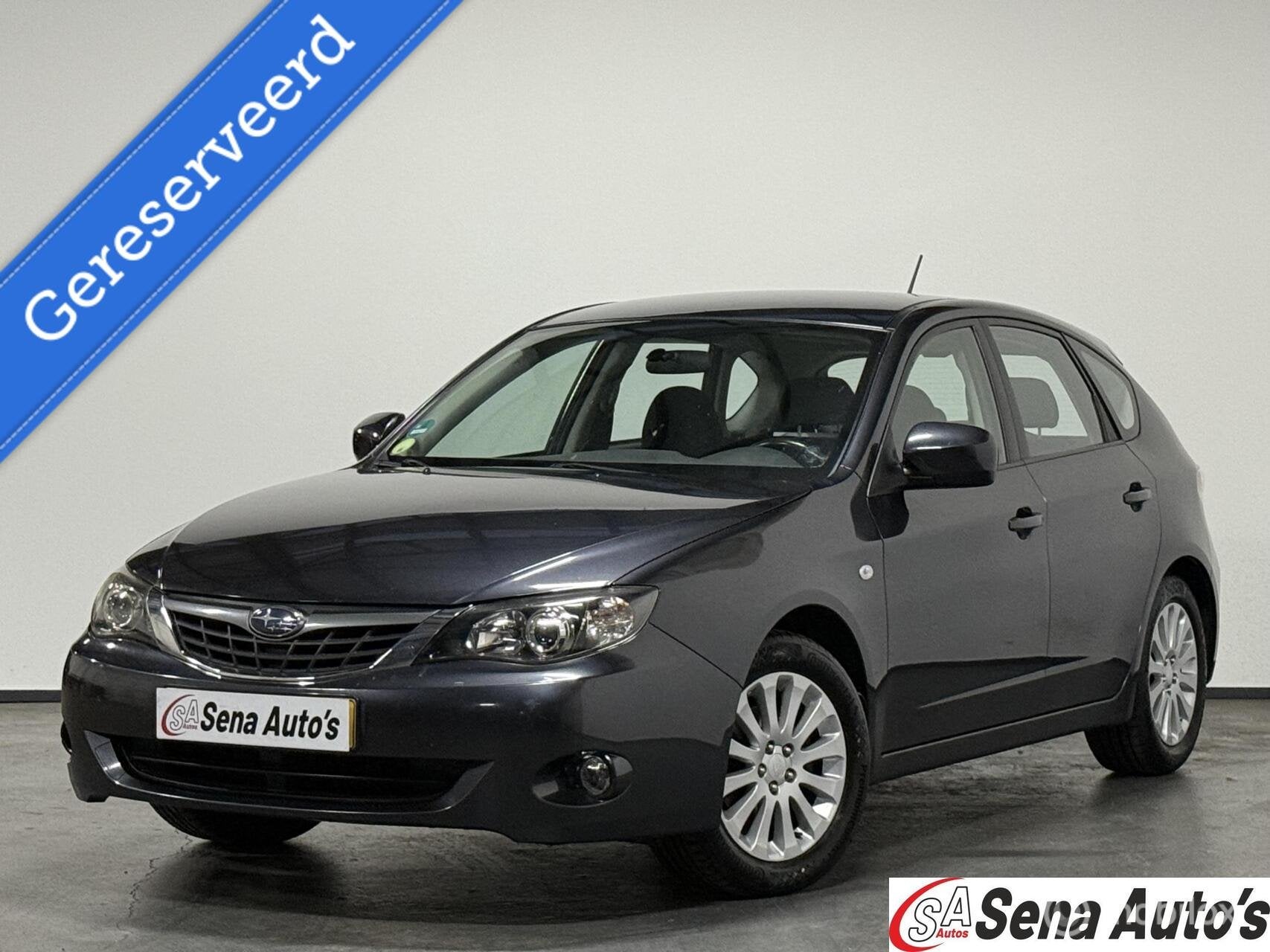 Subaru Impreza 2.0R Luxury AWD/ Airco/Nette Staat.., Auto's, 1994 cc, Dealer onderhouden, Stof, Zwart