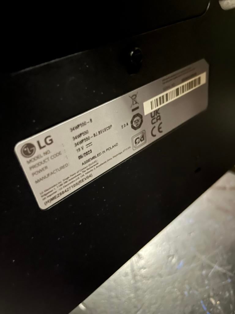LG 34WP550-B Ultrawide Monitor - Zo goed als nieuw, HDMI, IPS, Lg, Lg