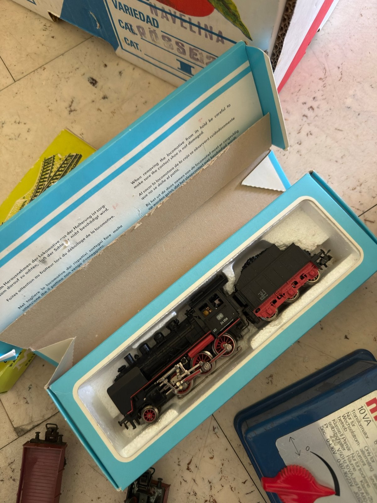 Grote Märklin modeltrein collectie met locomotief en meer, Wisselstroom, Ophalen of Verzenden, Analoog, Märklin