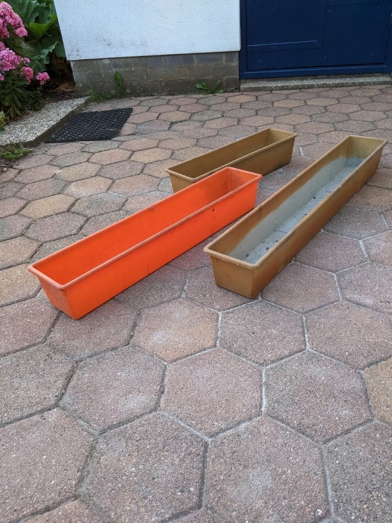 plantenbakken, Tuin en Terras, Bloembakken en Plantenbakken, Ophalen, Kunststof, Gebruikt, Minder dan 30 cm