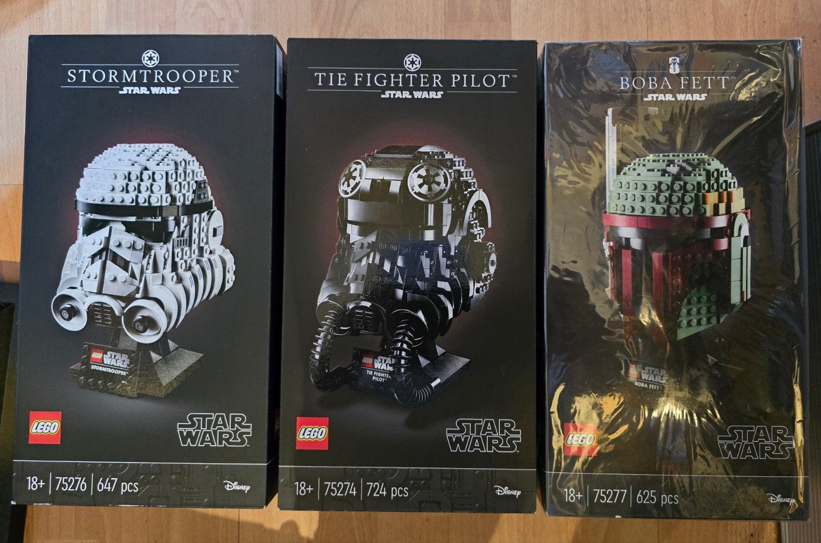 LEGO Star Wars Helmets 75274 75276 75278 - Nieuw in doos, Star Wars, Inclusief instructies, Lego, Nieuw