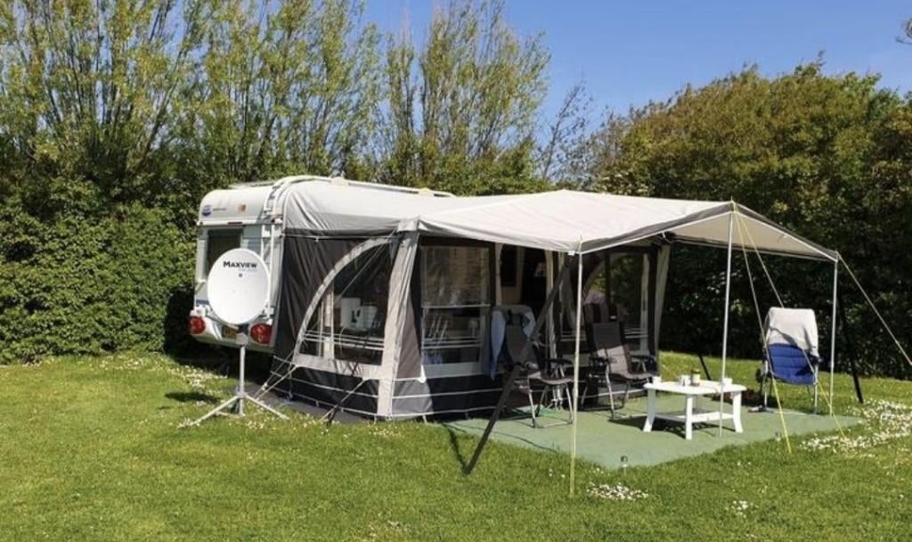 Caravanluifeltent Jupiter Hypercamp, Caravans en Kamperen, Ophalen, Zo goed als nieuw