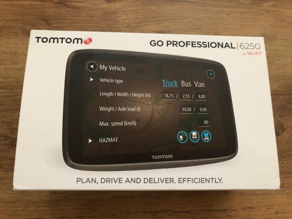 Tomtom GO Professional 6250 Wifi Truck Europe 6" met LifeMap, Auto diversen, Autonavigatie, Ophalen of Verzenden, Gebruikt
