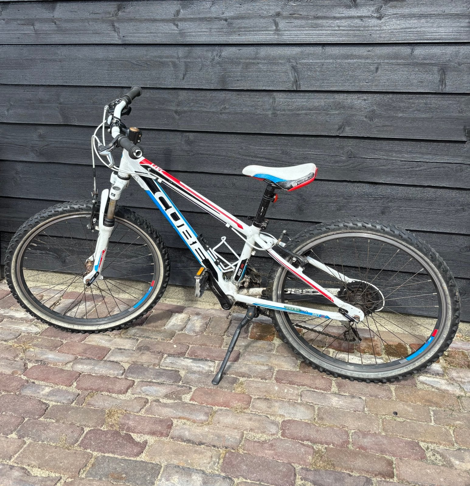 Cube 240 Mountainbike - Wit/Blauw/Rood, Gebruikt, Hardtail, Ophalen, Overige merken