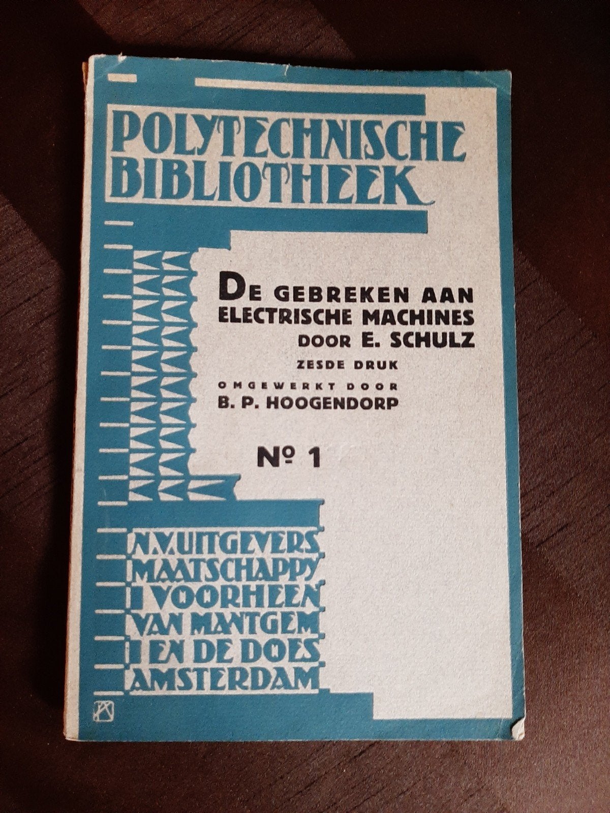 Antiek technisch boek, De gebreken aan Electrische machines., Ophalen of Verzenden