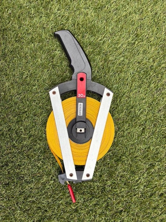 Hercules Meetlint 30m - Glasvezel Meetband, Doe-het-zelf en Verbouw, Gereedschap | Handgereedschap, Ophalen, Nieuw