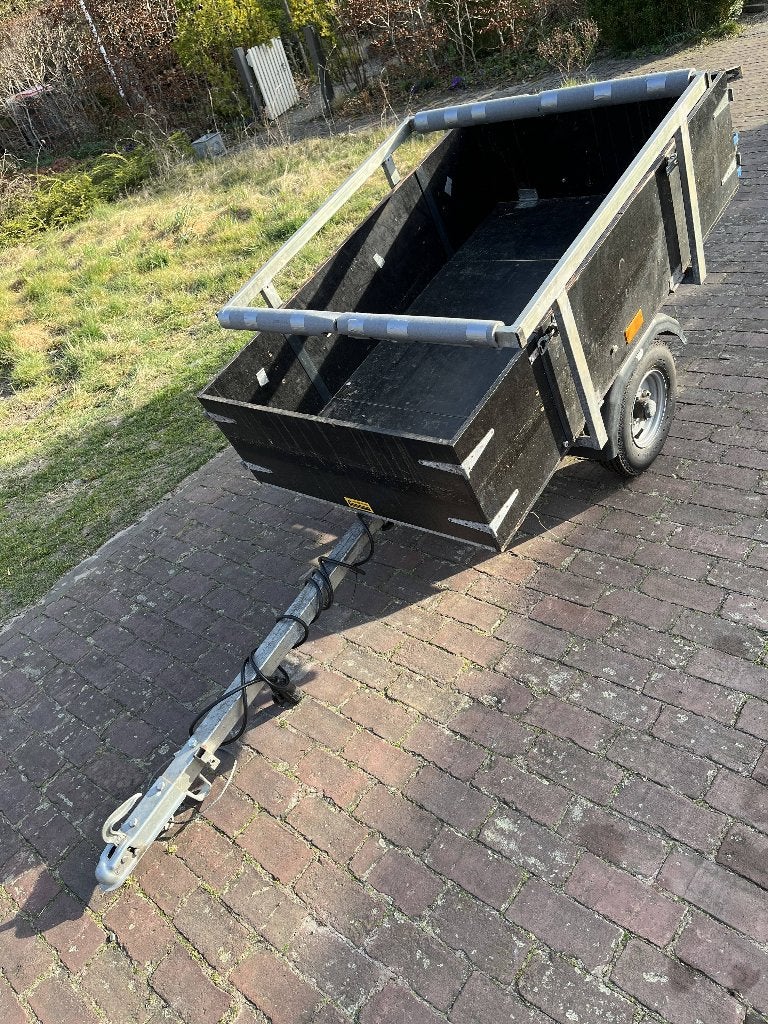 (opvouwbare) aanhanger voor kano of canadees of bagagekar, Ophalen, Gebruikt