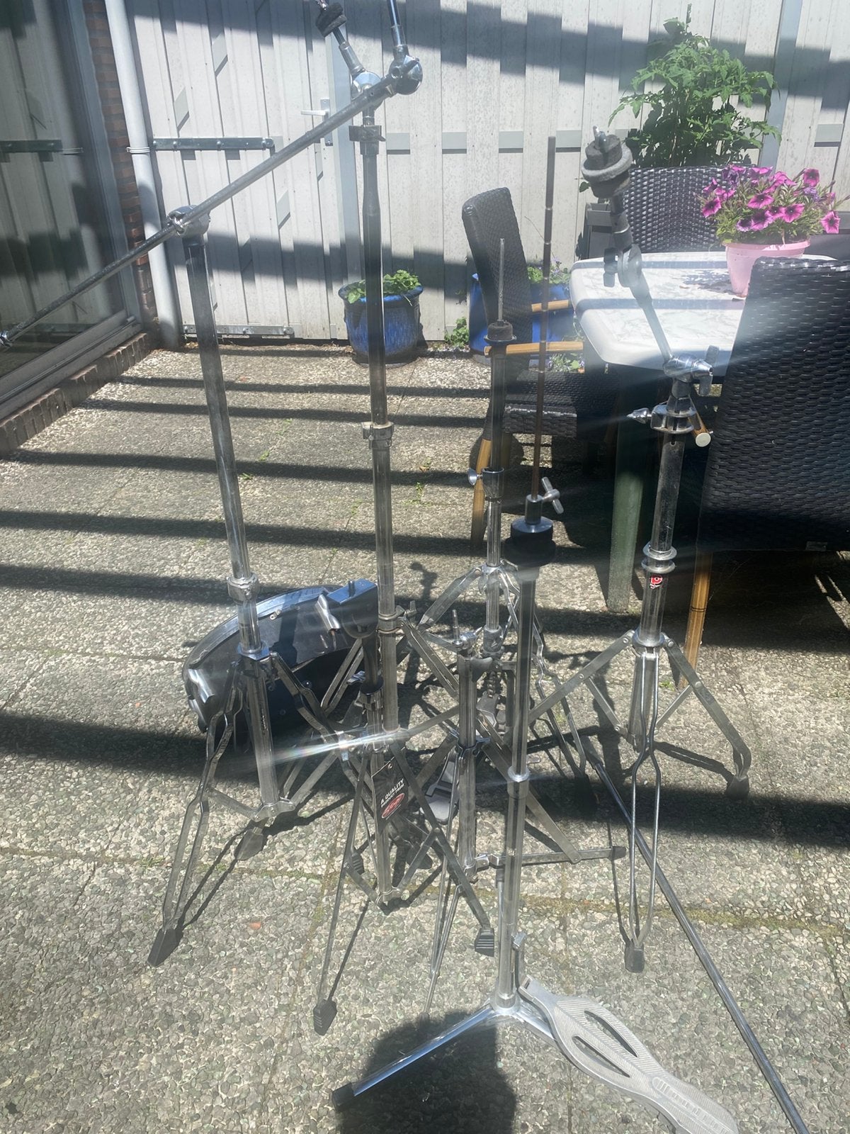 Hi-hats en bekkenstandaards, waaronder PREMIER, Muziek en Instrumenten, Drumstellen en Slagwerk, Ophalen, Zo goed als nieuw, Premier