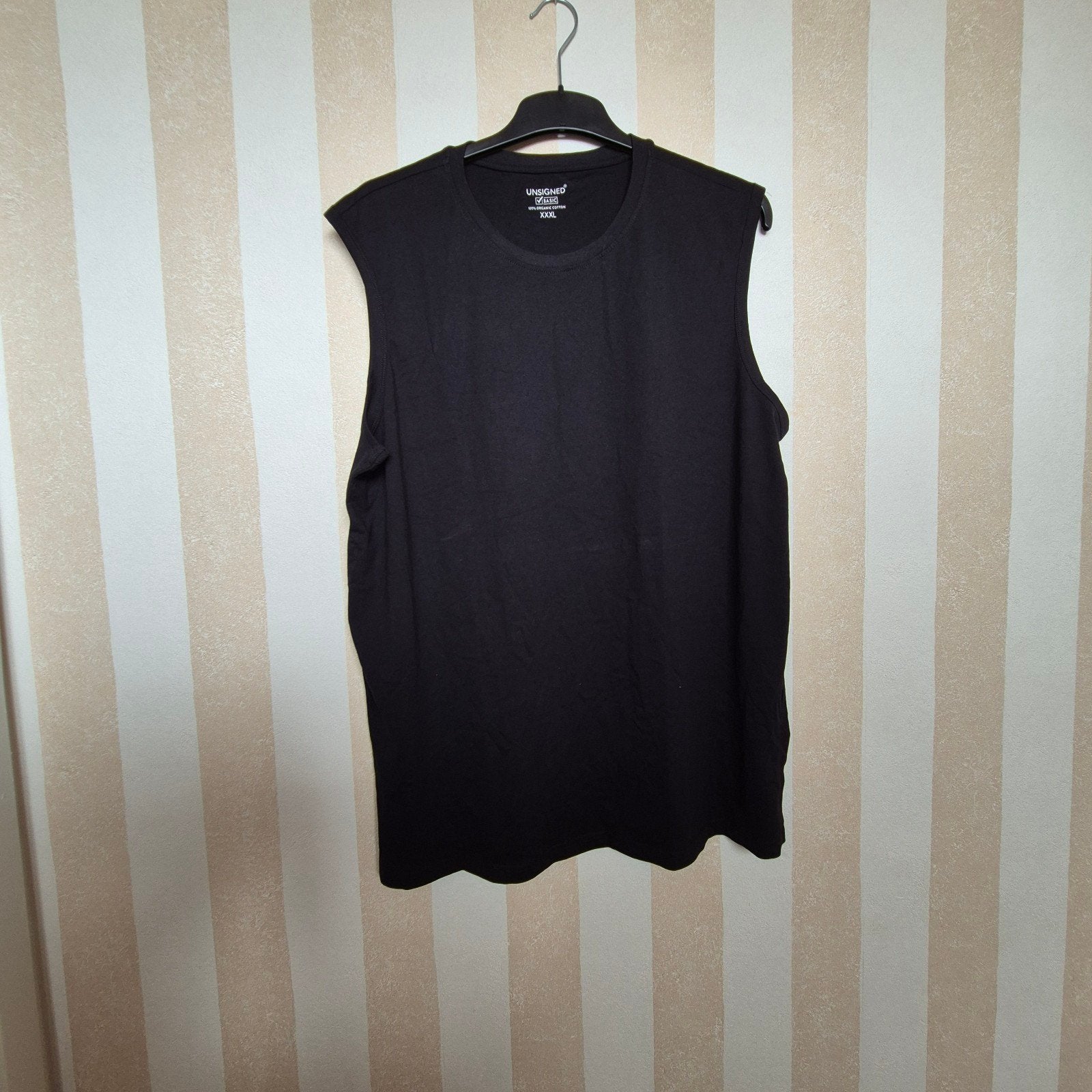 Nieuw Mouwloos Heren Shirt Zwart XXXL - Unsigned Basic, Ophalen of Verzenden