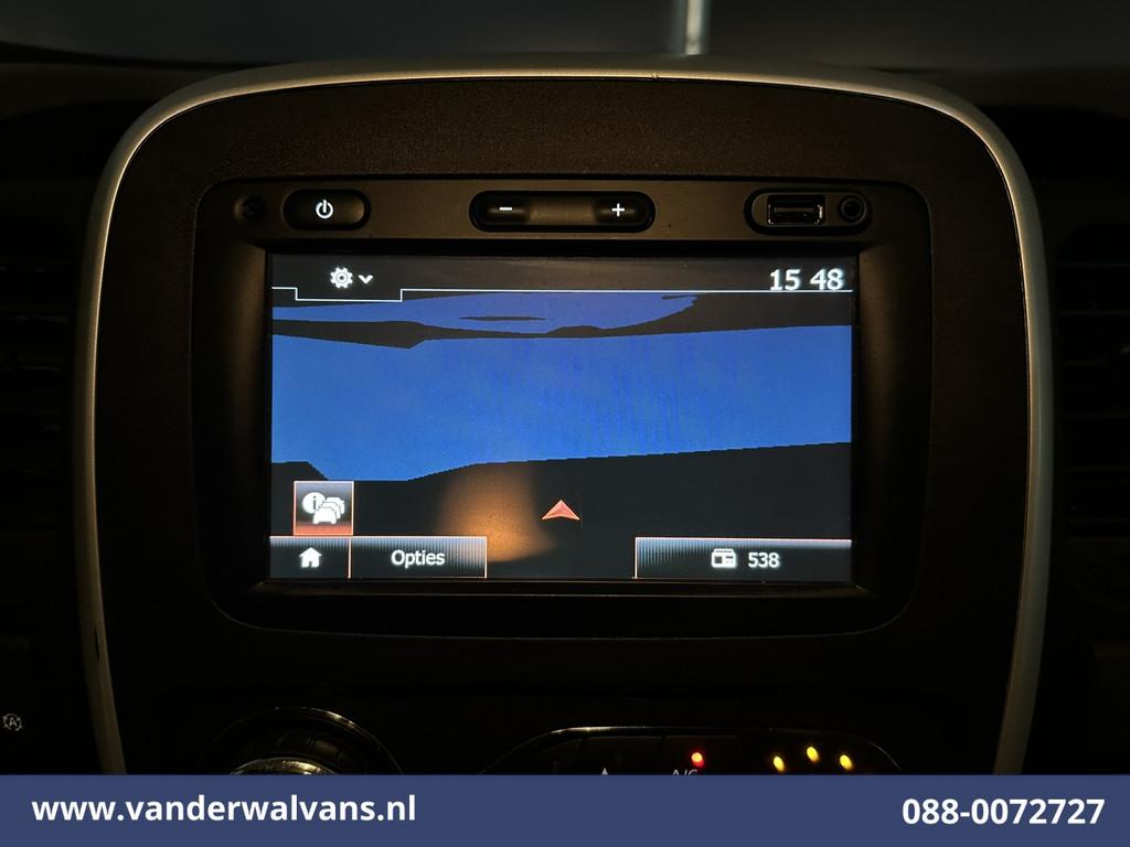 Renault Trafic 1.6 dCi 120pk L1H1 Airco | Navigatie | Camera, Auto's, Bestelauto's, Voorwielaandrijving, Stof, Gebruikt, Zwart